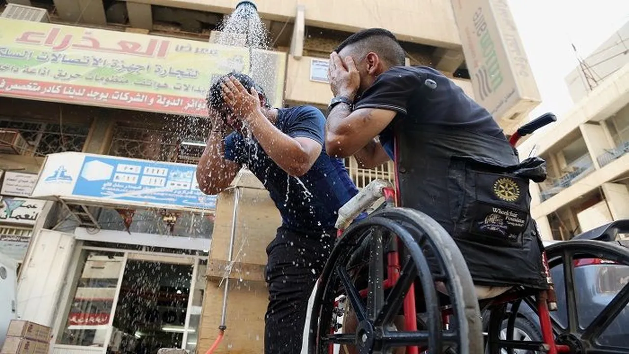 موجة حر شديدة تُسجل في العراق واقتراب الحرارة من 50 درجة مئوية